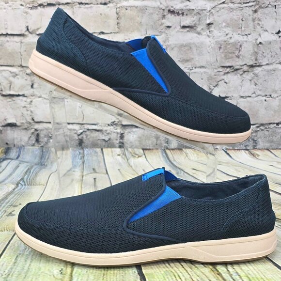 Florsheim Cove Mens Mesh Slip-On Loafers Athletic Comfort Shoes Blue Size 11.5 M - Picture 2 of 9